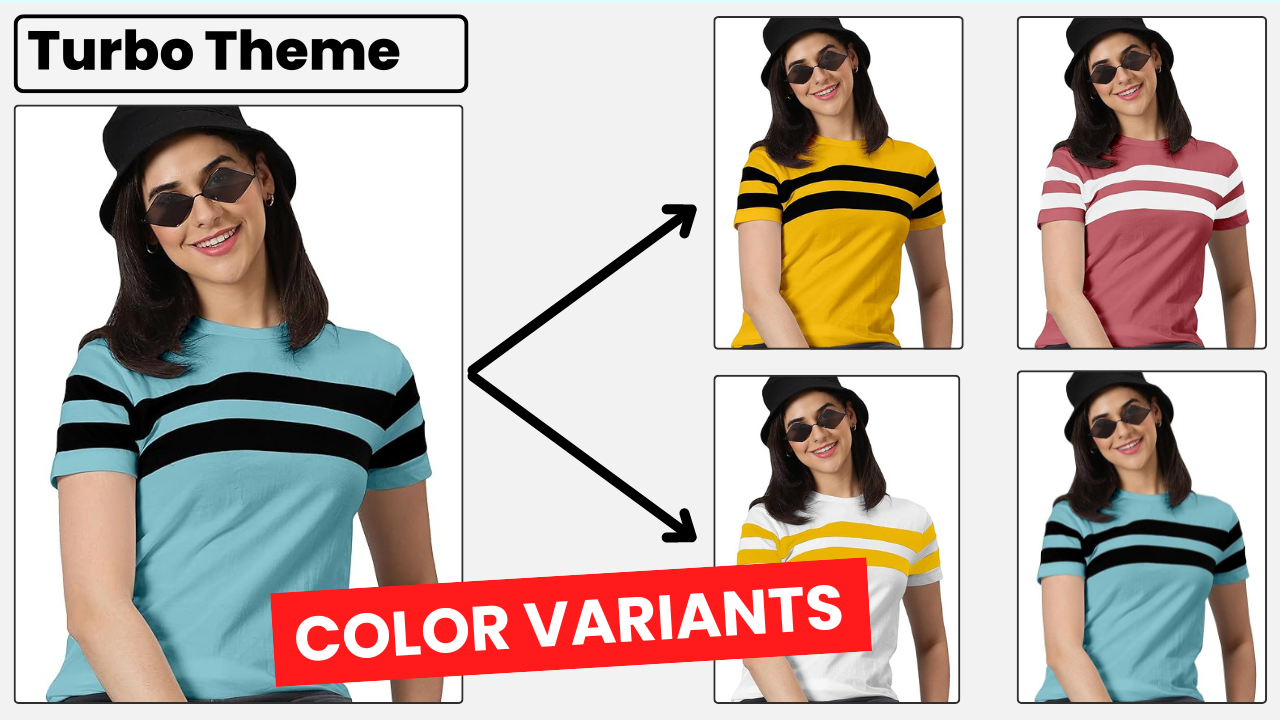 Display Color Variants as Separate Products - Shopify Turbo Theme