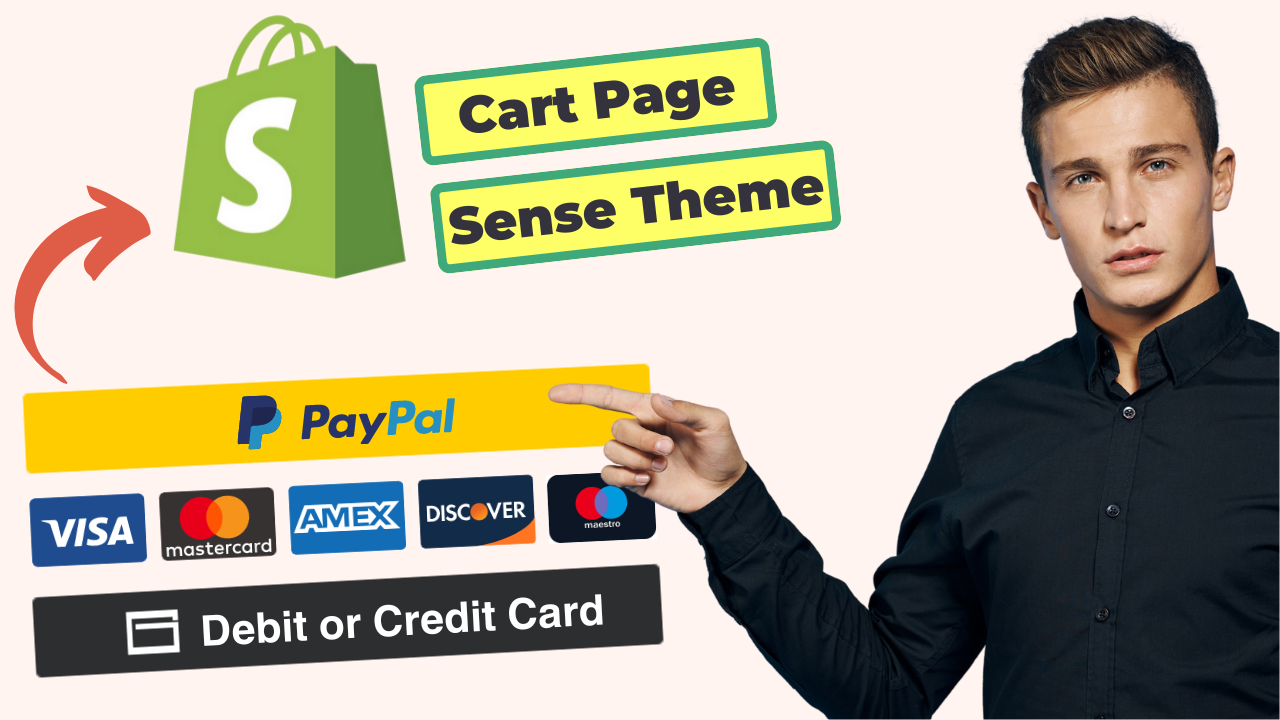 PayPal Smart Buttons in Shopify Cart page - SENSE  theme