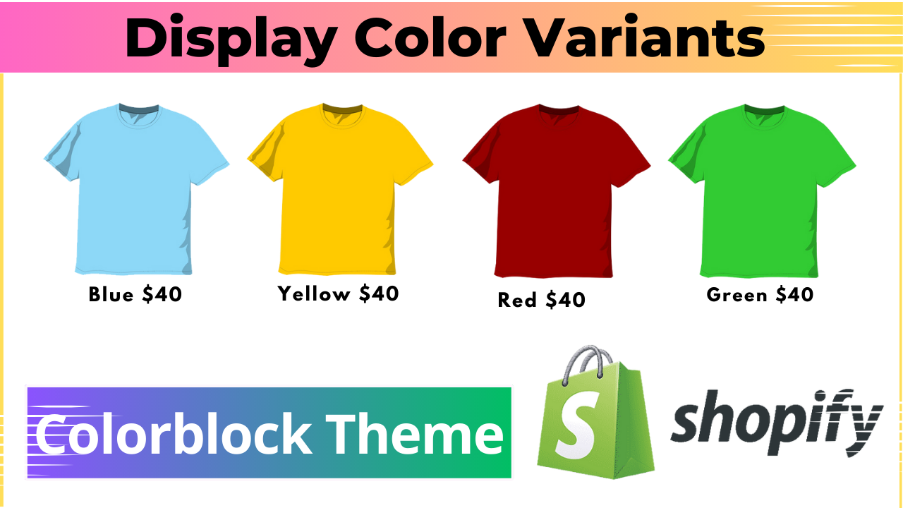 Products By Color Variants - Colorblock Theme